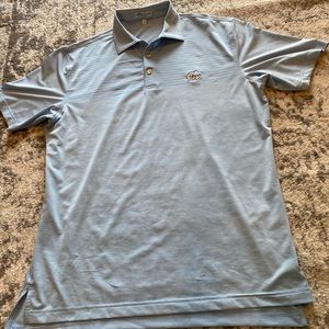 GW Peter Millar blue polo